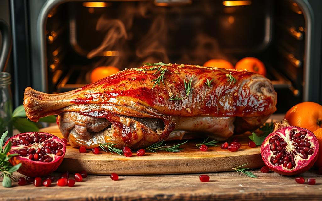 slow-roasting techniques for tender lamb